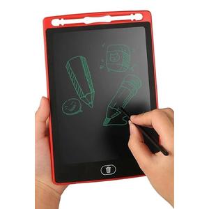 8.5 inç LCD Digital Çocuk Yazı Çizim Tableti - Kırmızı