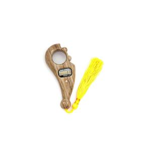 Boncuklu Ledli Işıklı Zikirmatik (Sarı)
