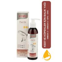 Fish Oil 200 Ml (kedi Ve Köpekler Için Omega 3 Ve 6 Içerikli Balık Yağı)