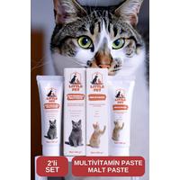 LITTLE PET Kedi Macun Seti Multivitamin Paste +Malt Paste 100 gr