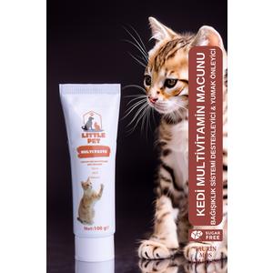 LITTLE PET Multi Paste 100 g kedilerde Bağışıklık Sistemi Destekleyici Tüy Yumak Önleyici