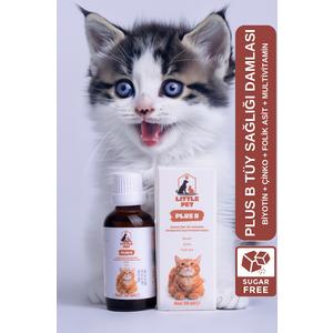 LITTLE PET Plus B For Cats 50 ml KEDİLER İÇİN TÜY SAĞLIĞI DAMLASI